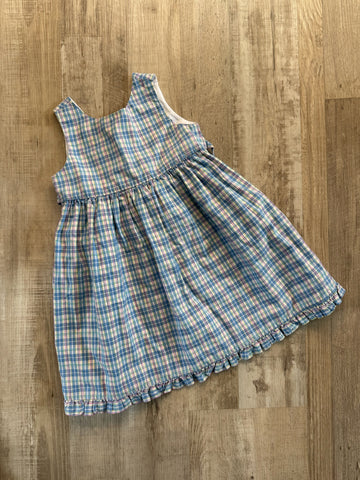 Vintage Goodlad Blue Plaid Dress