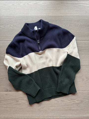 Gap Navy/Green Knit Sweater