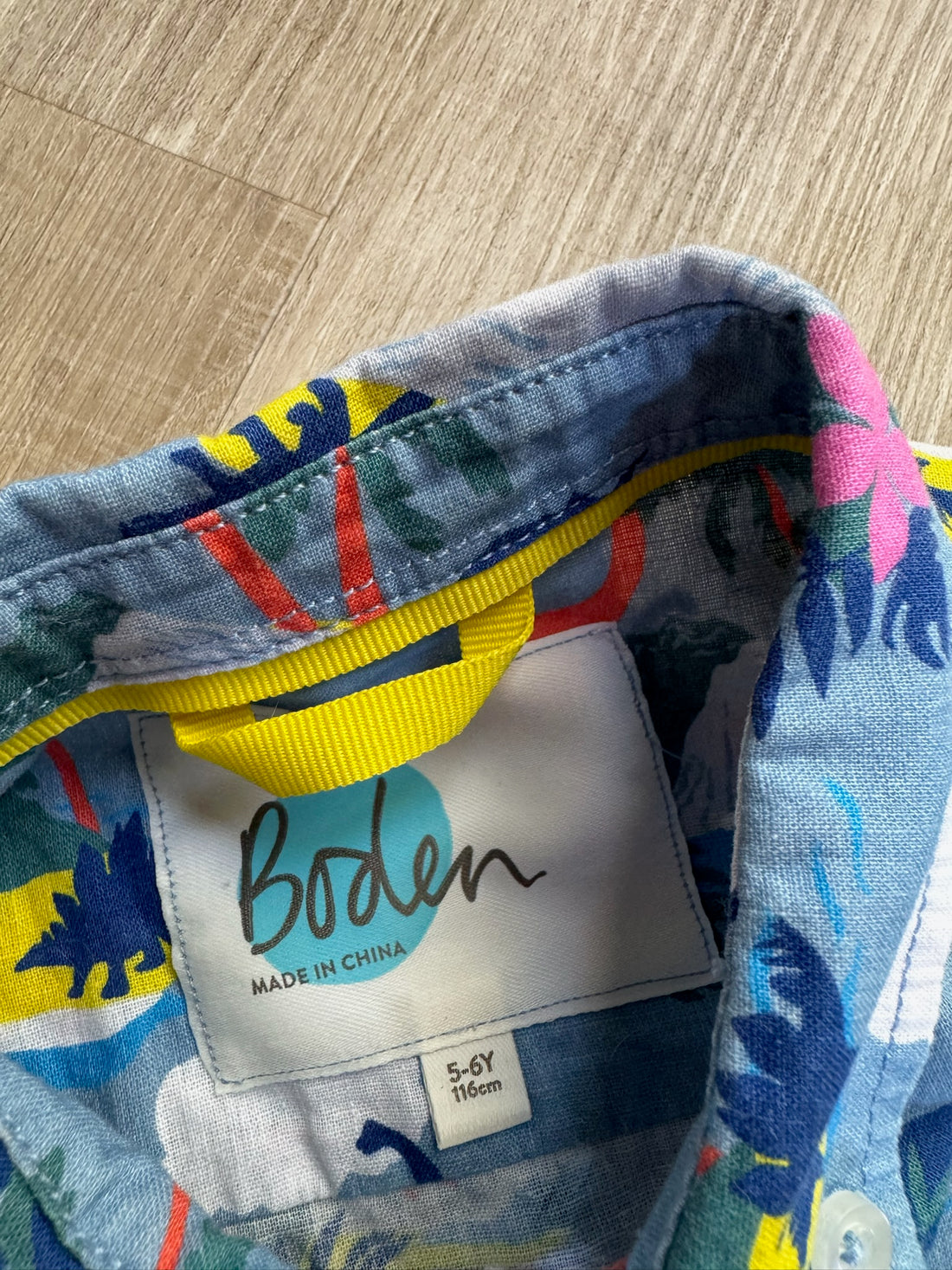 Boden Dino Button Down