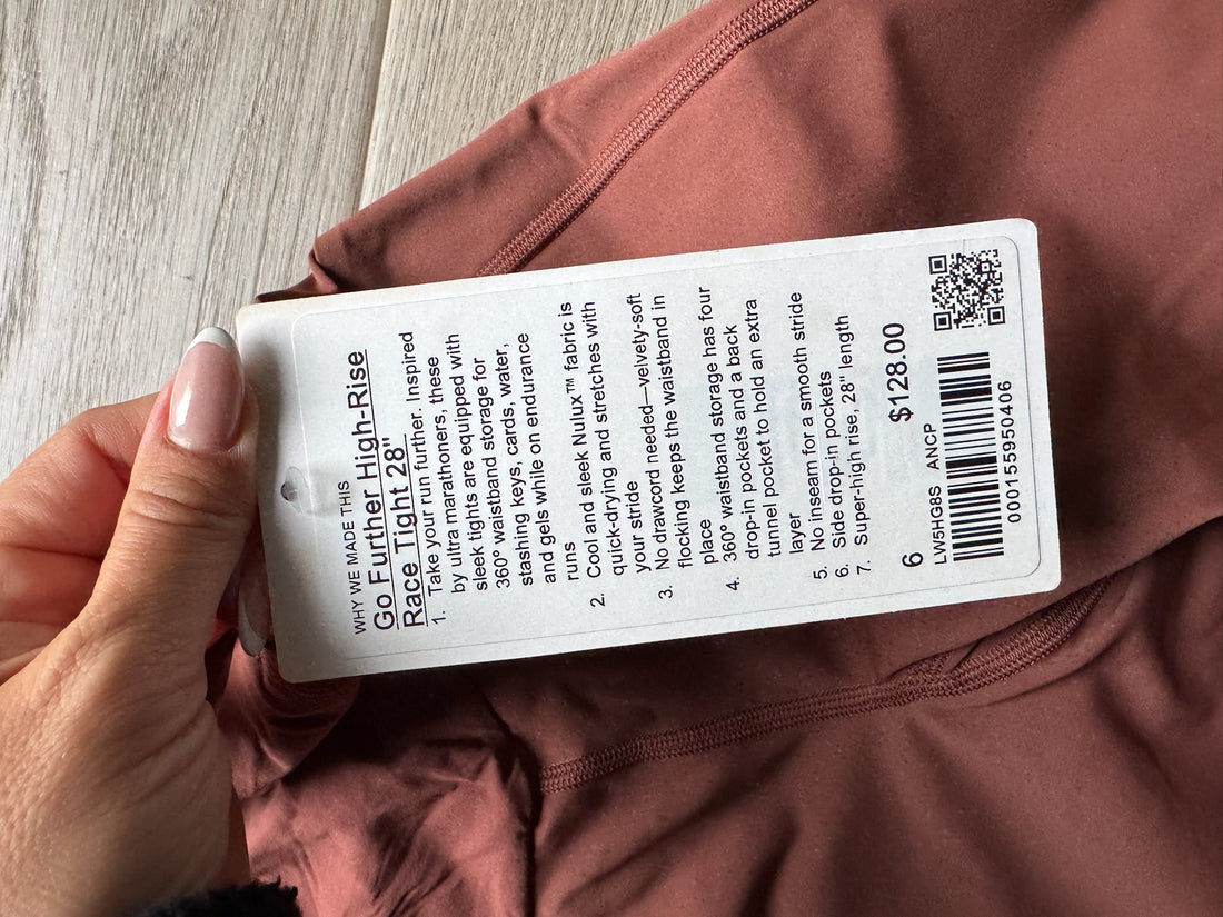 Lulu Go Further Leggings - NEW