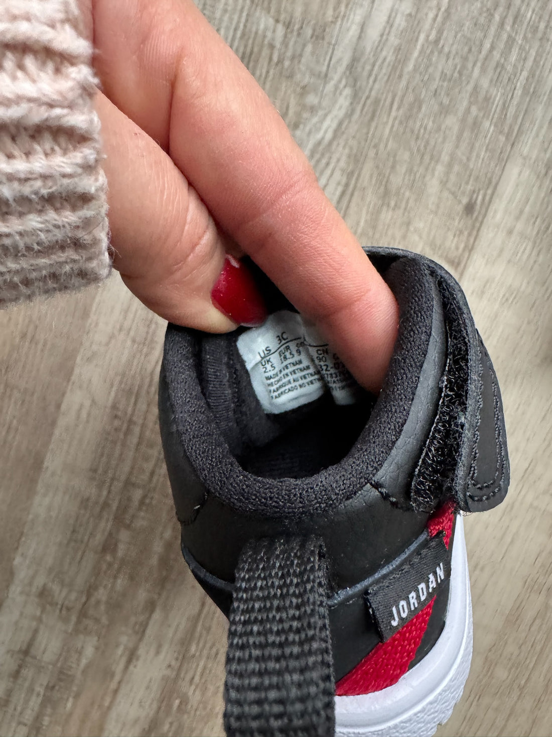 Jordan’s Black Shoes