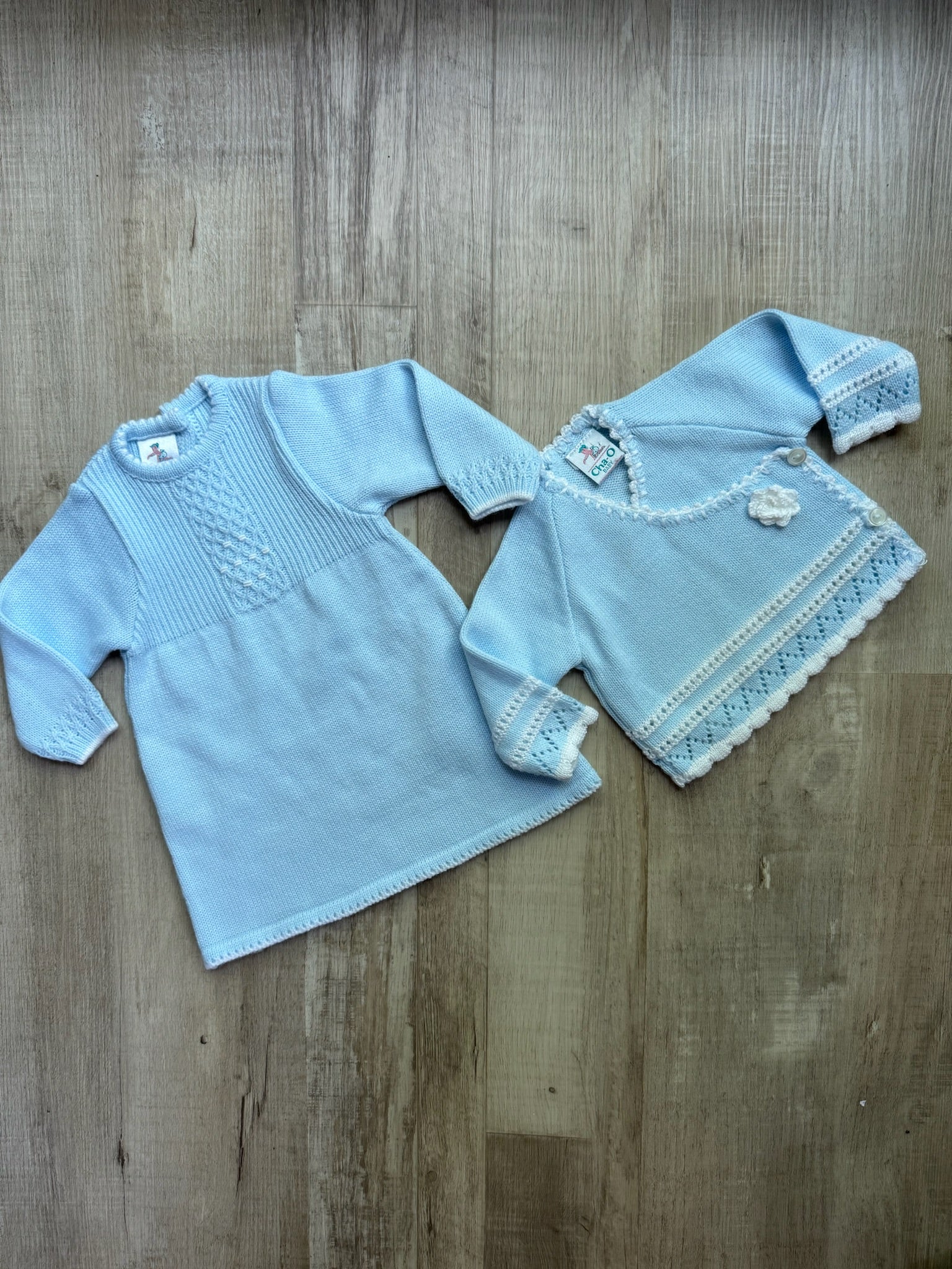 Vintage Blue Knit Set