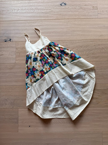 Pleiades Cream Floral Dress