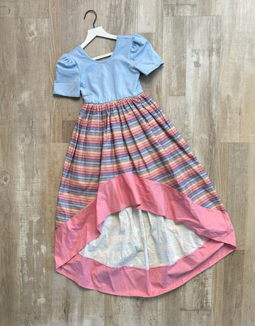 Pleiades Blue / Pink Striped Dress - NEW