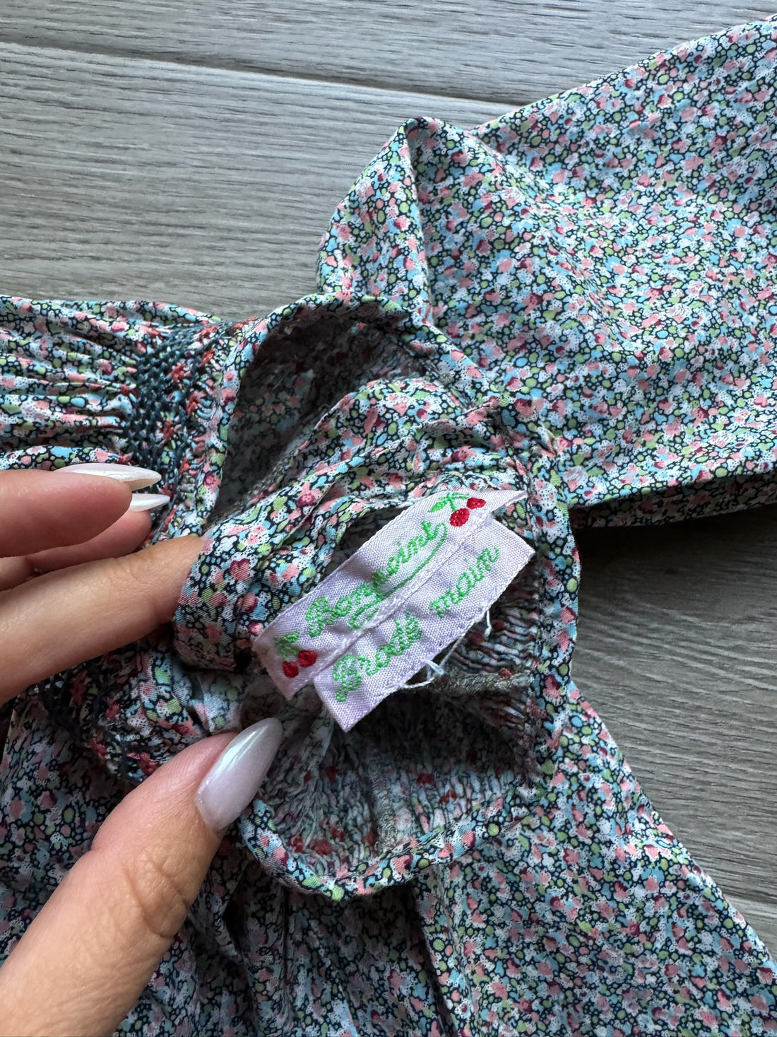 Bonpoint Floral Smocked Top