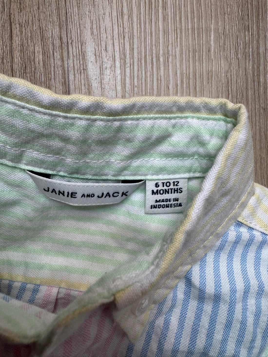 Janie & Jack Pastel Button Down and Pants