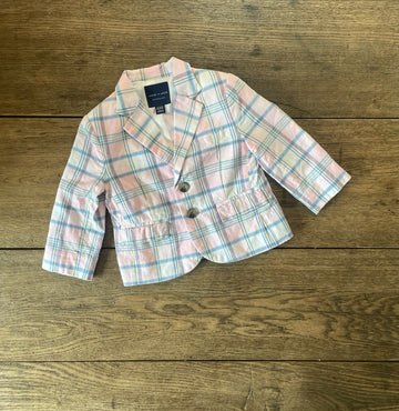 Janie & Jack Plaid Blazer