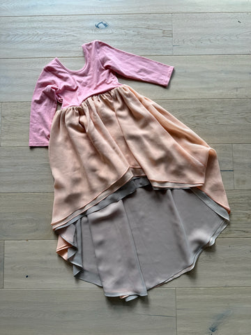 Pleiades Peach/Pink Dress - NEW / AS IS