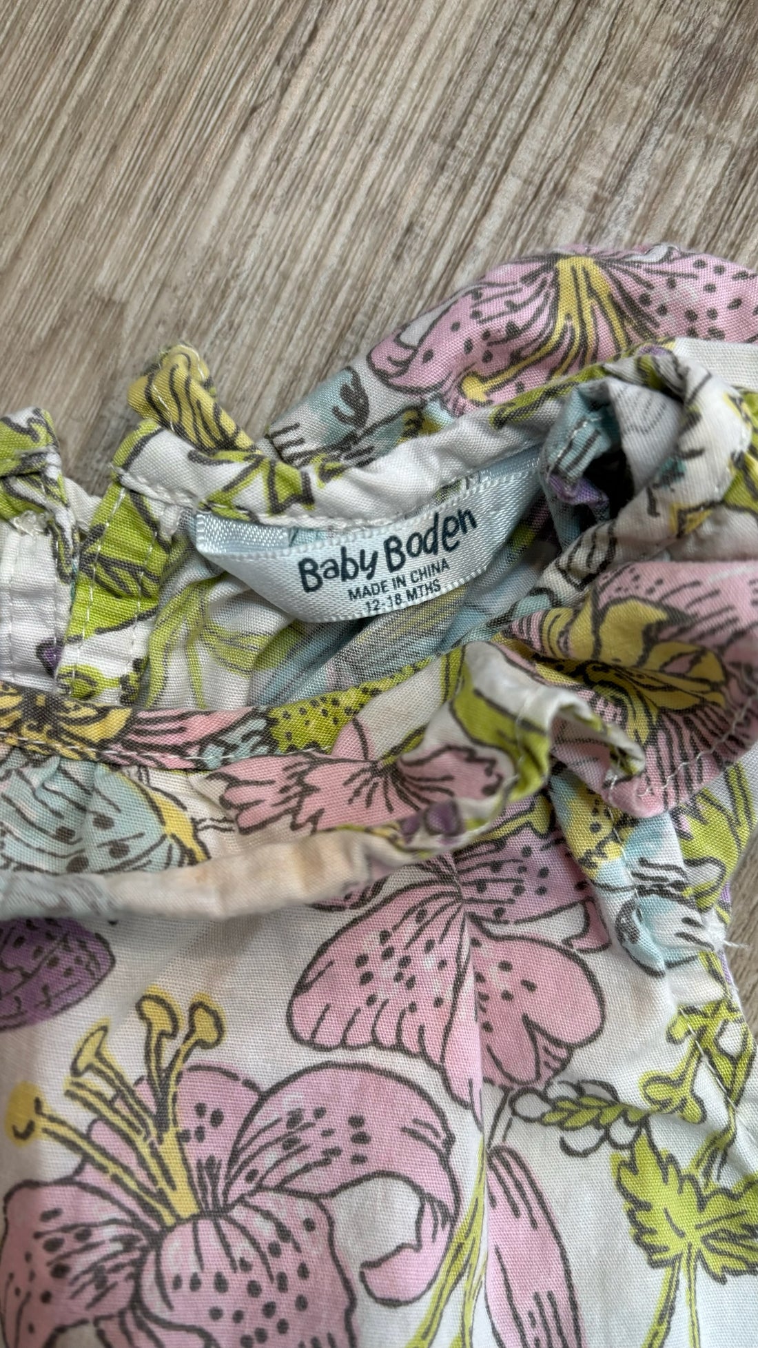 Baby Boden Floral Bubble