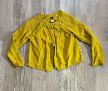 Tea Collection Mustard Cardigan