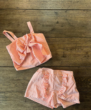 Habitual Orange Stripe Set