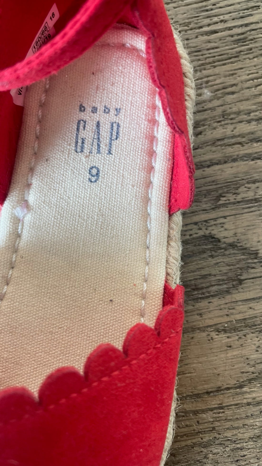 Gap Red Sandals