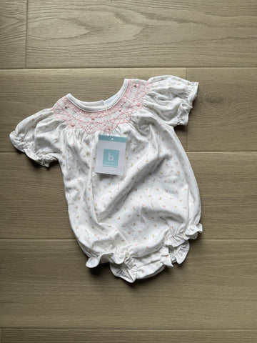 Bella Bliss Floral Smocked Bubble - NEW