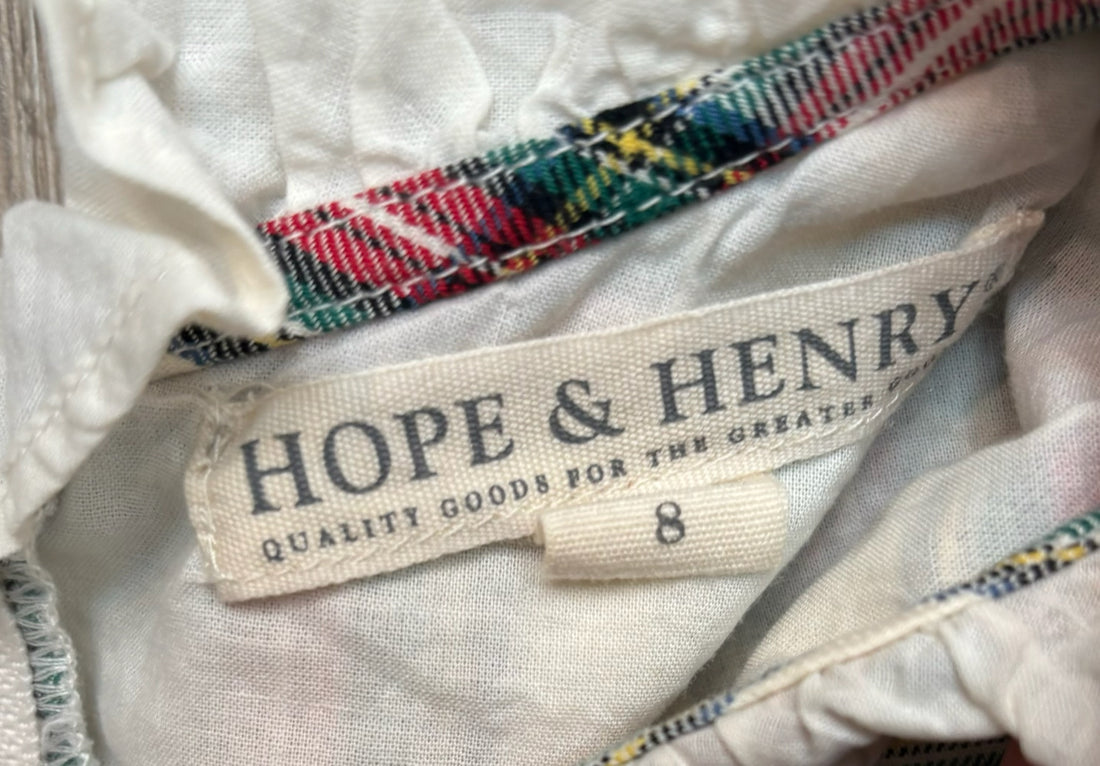 Hope & Henry Plaid Christmas Dress