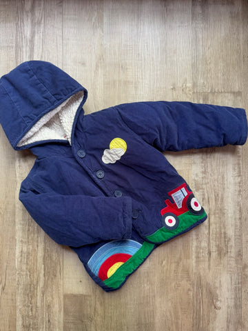 Baby Boden Tractor Coat
