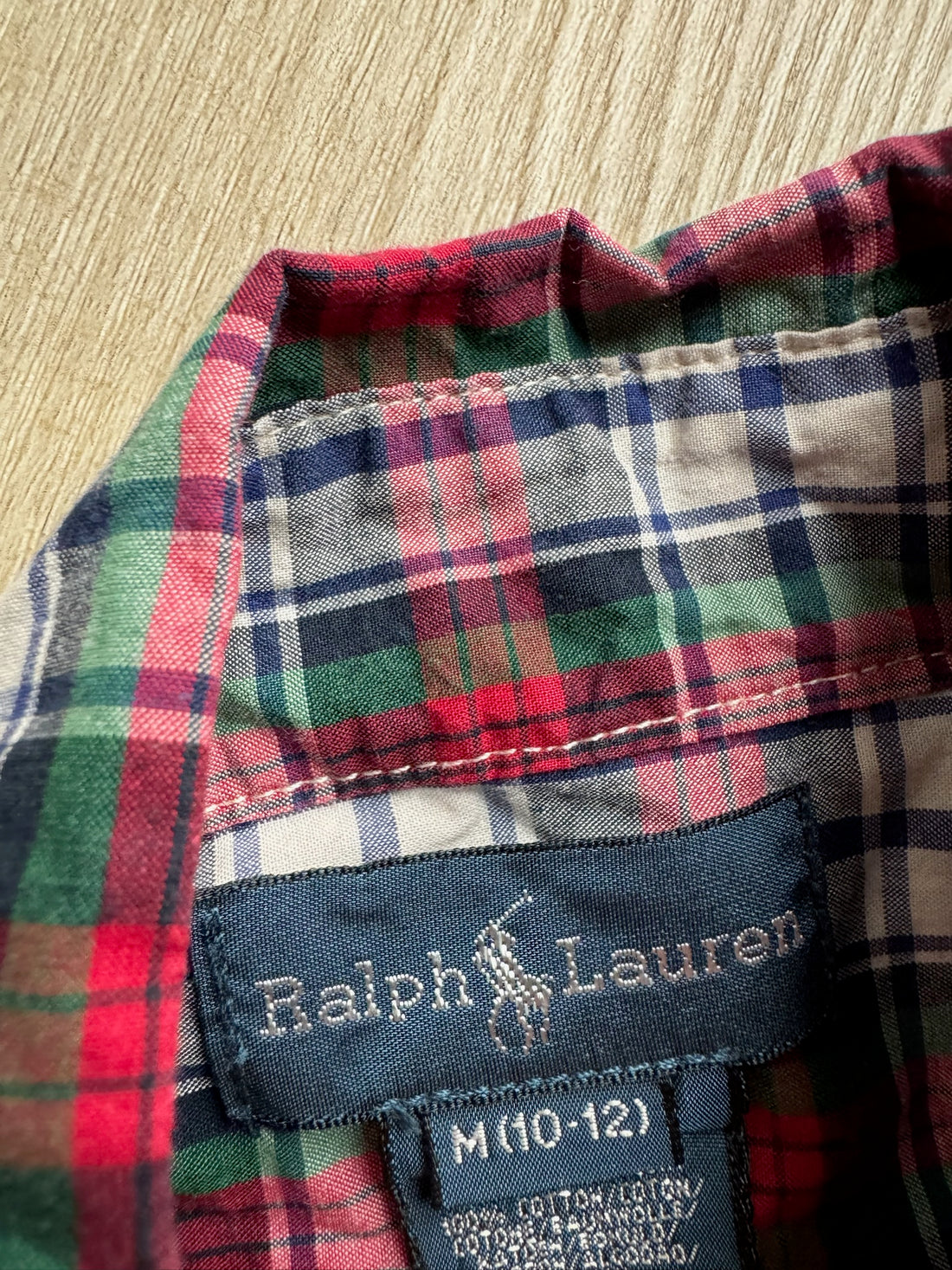 Ralph Lauren Red Plaid Button Down