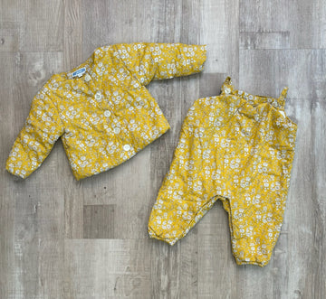 Jacadi Yellow Floral Set