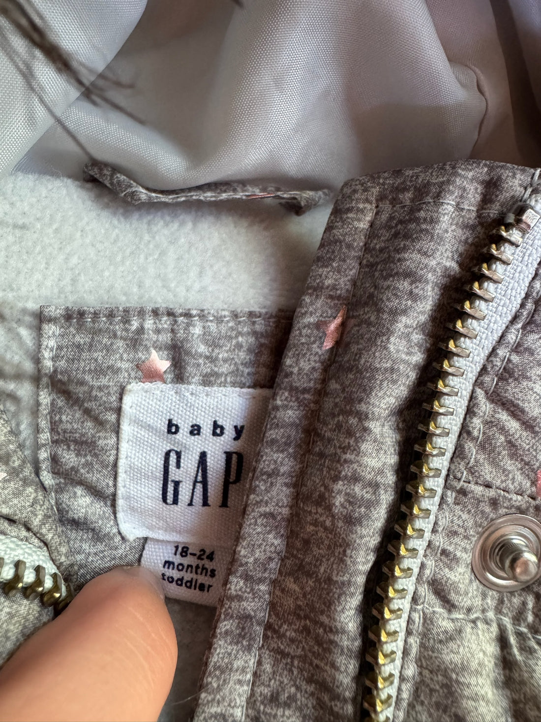 Gap Grey Puffer Coat
