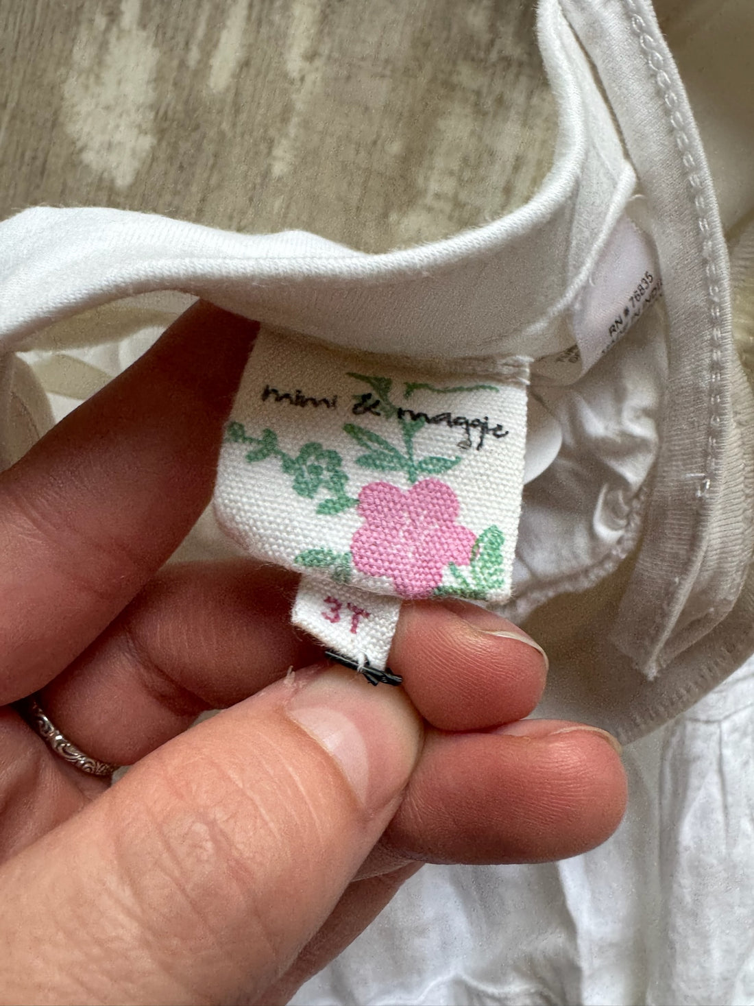 Mimi & Maggie Halter White Dress