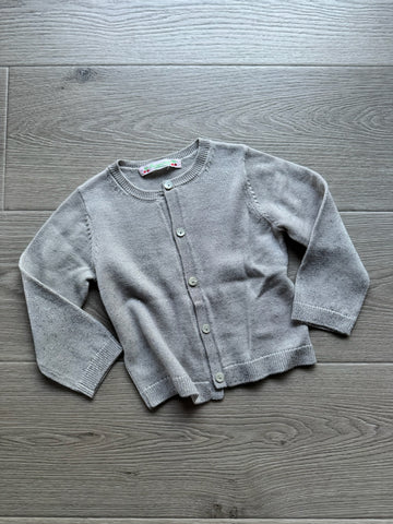 Bonpoint Grey Cardigan