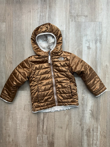 North Face Gold Puffer Coat