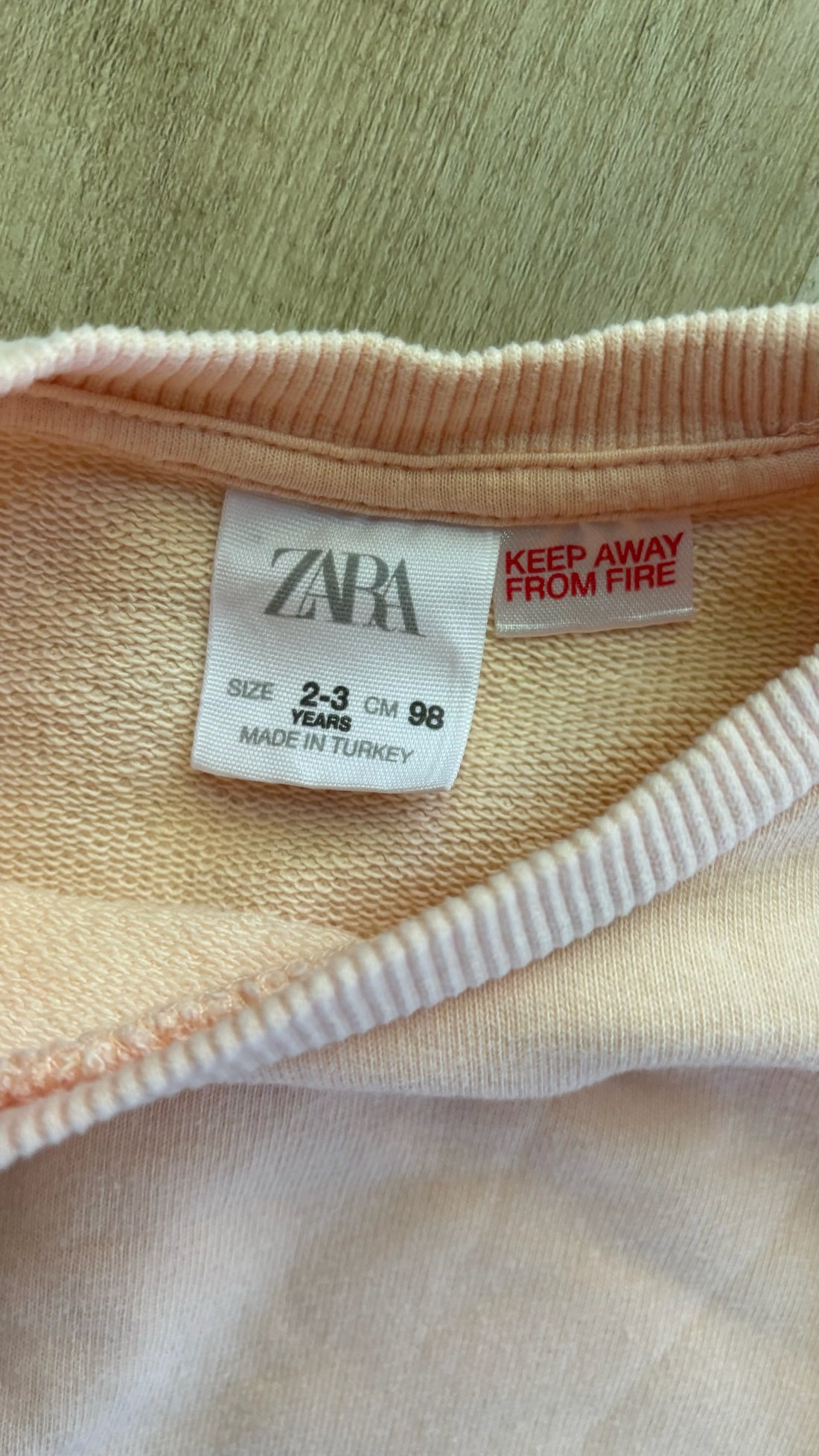Zara Peach Pullover
