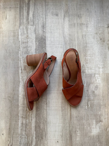 Madewell Rust Heels NEW W