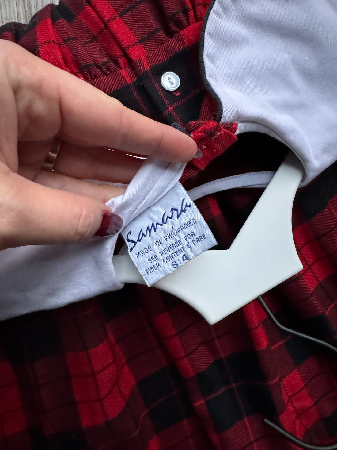 Samara Vintage Plaid Dress