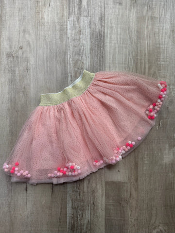 Doe a Dear Pink Pom Pom Tulle Skirt