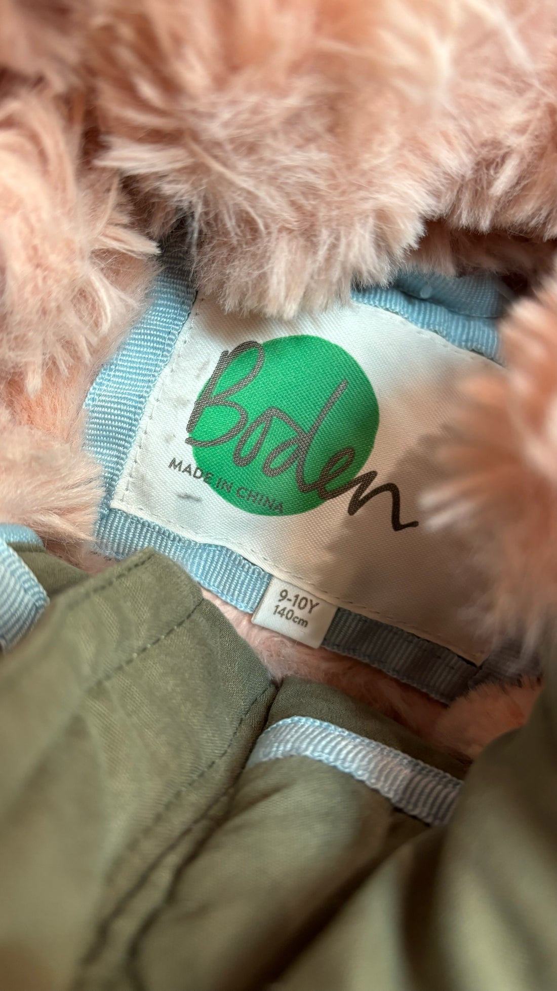 Mini Boden Green Coat
