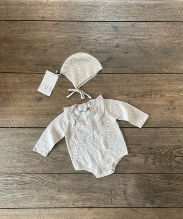 Zara Knit Bubble & Bonnet