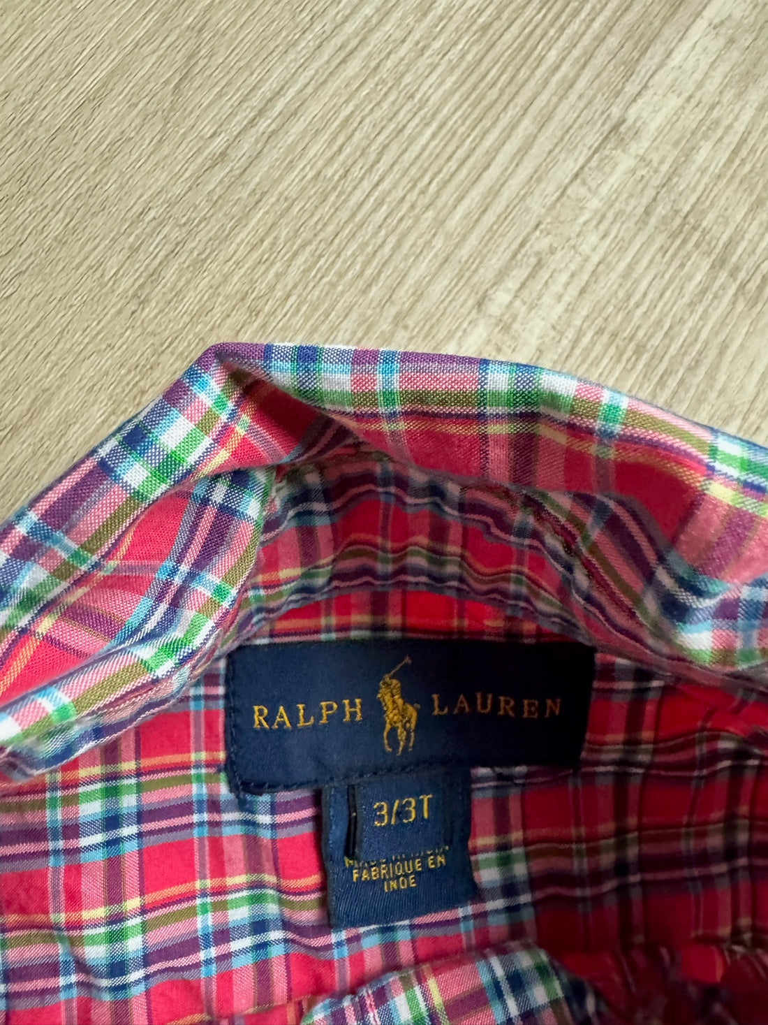 Ralph Lauren Red Plaid Button Down