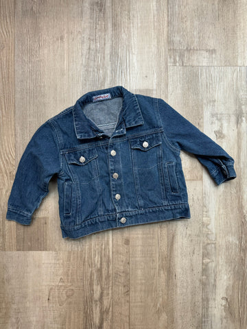 Vintage Cement Truck Jean Jacket
