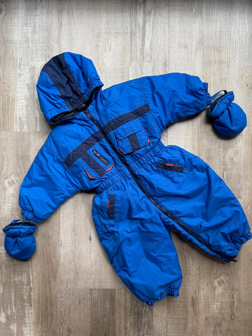 Oshkosh Vintage Blue Snowsuit