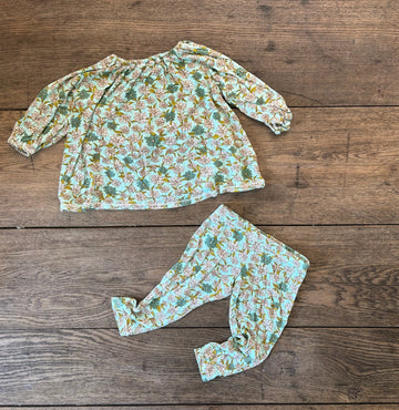 Milkbarn Blue Floral Set