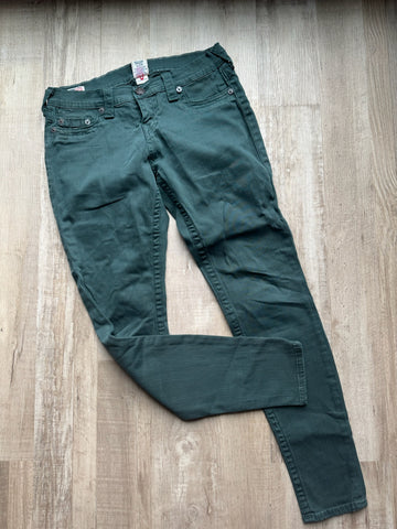 True Religion Green Jeans