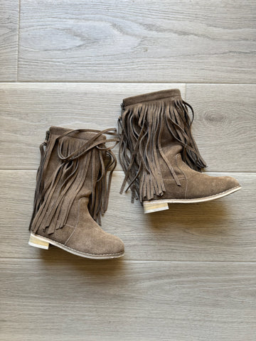 Joyfolie Fringe Boots