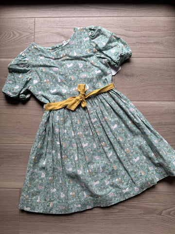Boden Blue Linen Bunny Dress - NEW
