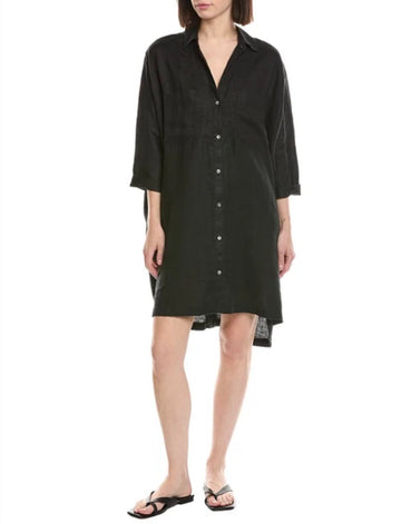 James Perse Swing Linen Dress - NEW