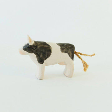 Wooden Painted Cow
