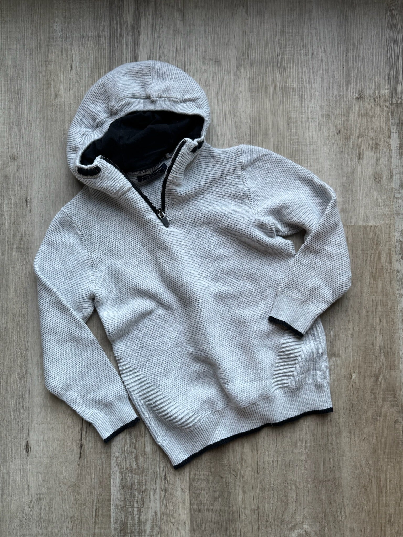 Next Grey Half Zip Pullover