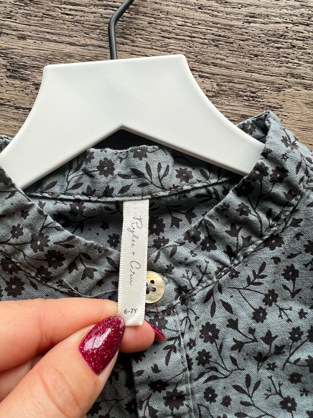 Rylee & Cru Floral Button Top