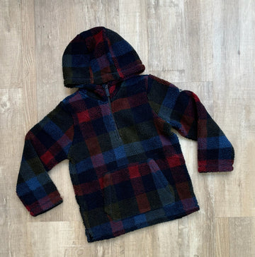 Joules Navy Plaid Pullover