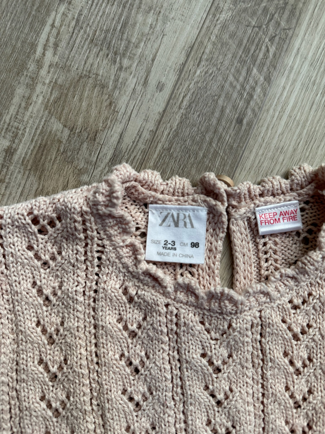 Zara Pink Knit Sweater
