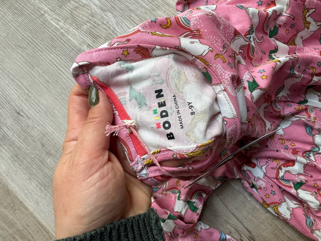 Mini Boden Pink Unicorn Dress - NEW