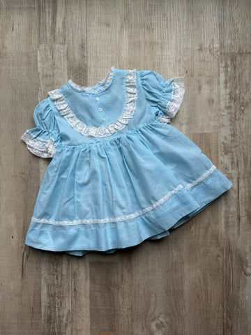 Vintage Toddler Time Blue Dress - AS IS