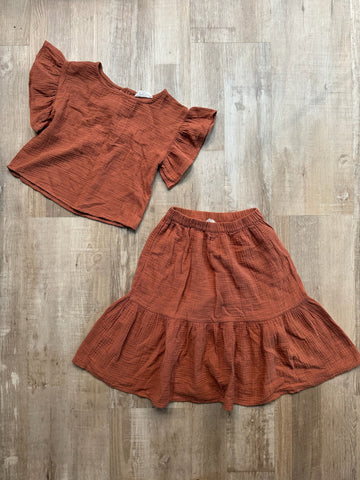 H&M Brown Muslin Set