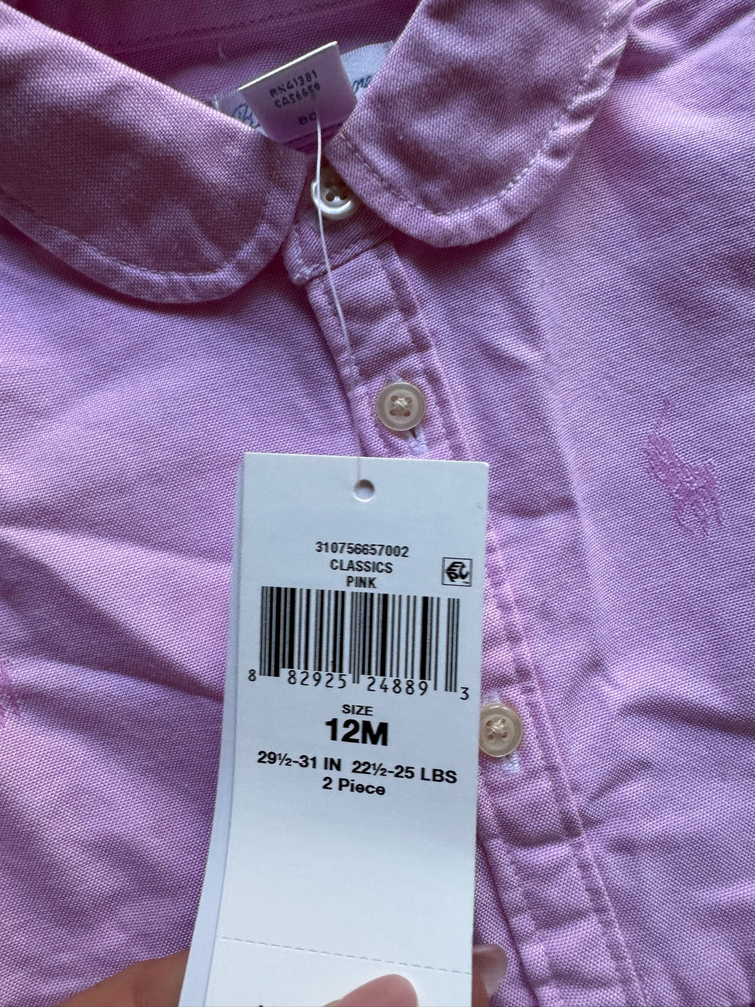Ralph Lauren Pink Button Down Dress - NEW