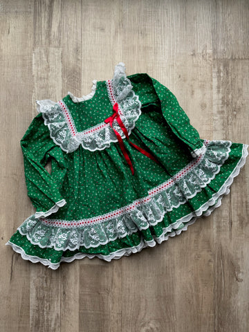 Bryan Vintage Green Dress