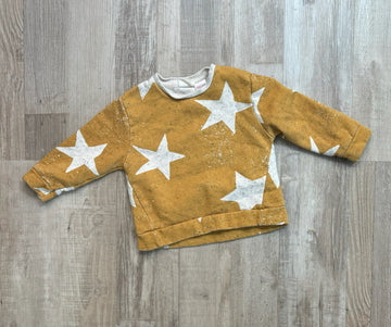 Zara Mustard Star Pullover